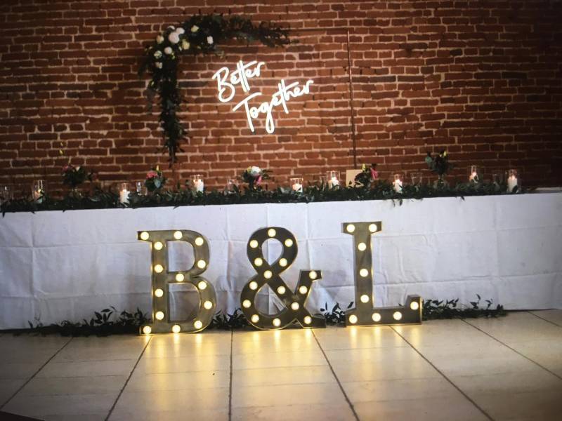 Location de lettres géantes pour votre mariage, anniversaire, baptême